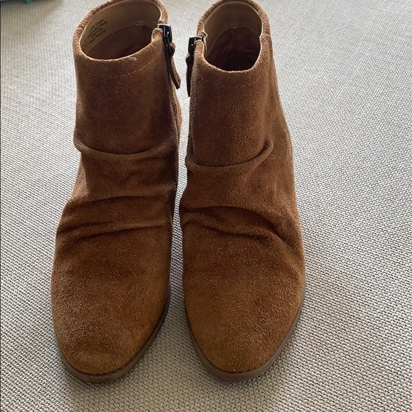 Suede Ankle Booties - Picture 1 of 6